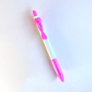 Lapicero lazo rosa